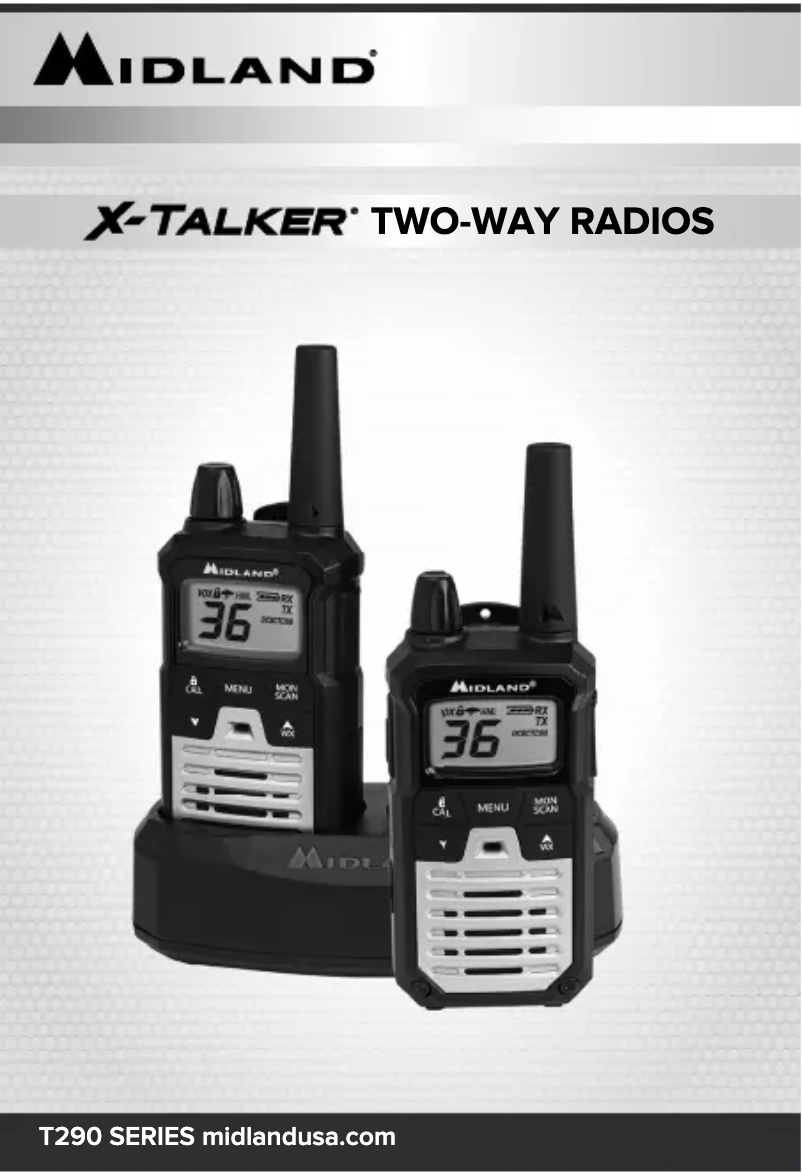 Page n°1 - Manuel utilisateur Midland X-Talker T295VP4