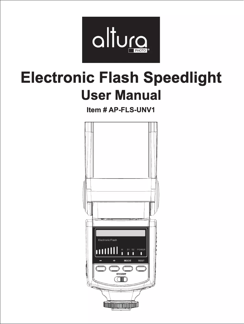 Page n°1 - Manuel utilisateur AlturaPhoto AP-UNV1