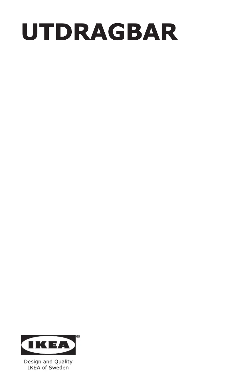 Image de la première page du manuel de l'appareil UTDRAGBAR 904.621.38