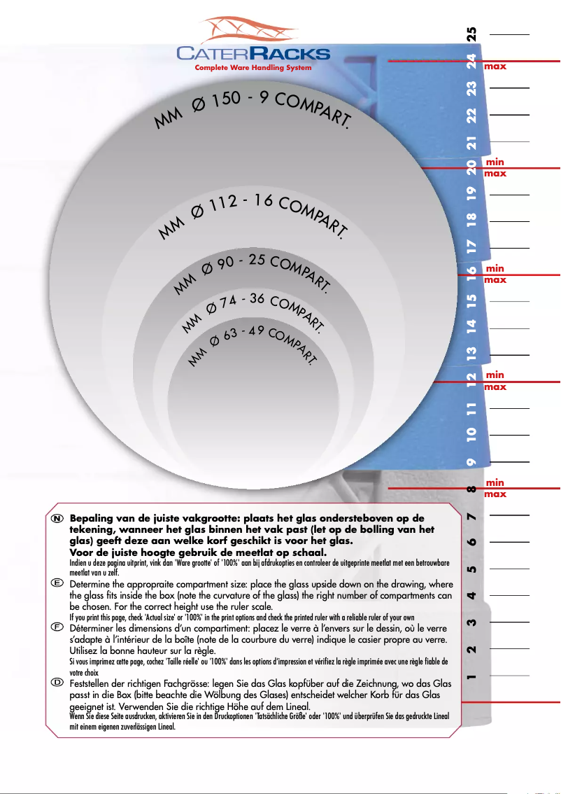 Page n°1 - Manuel utilisateur CaterRacks CR1624