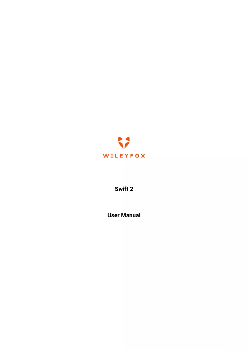 Page n°1 - Manuel utilisateur Wileyfox Swift 2