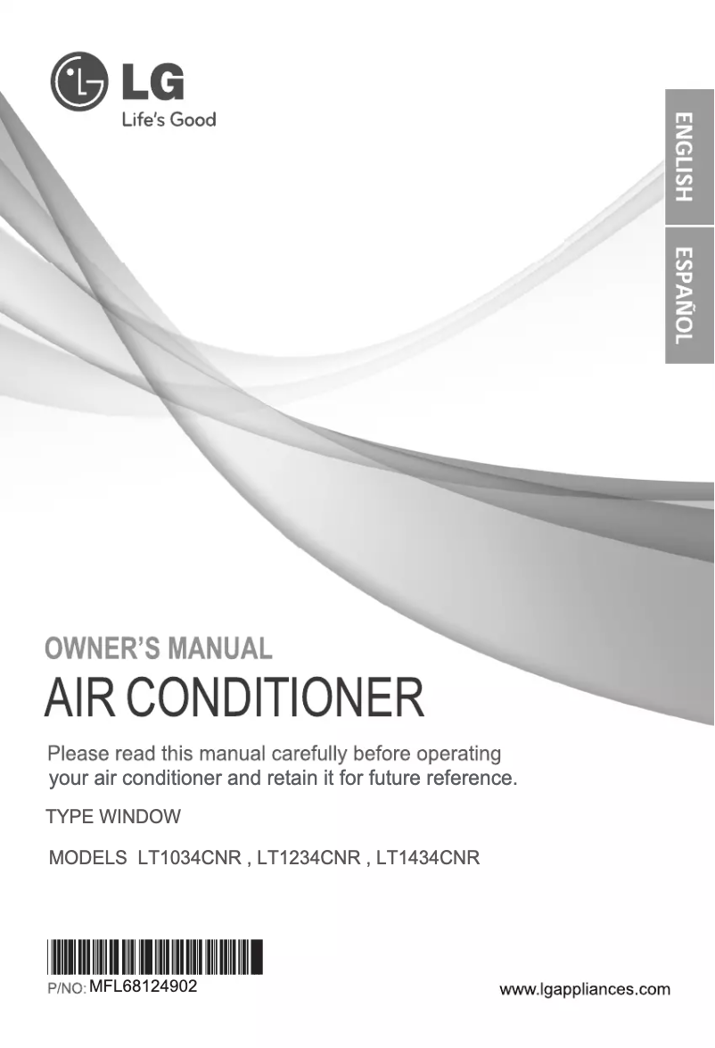 Image de la première page du manuel de l'appareil LT1034CNR