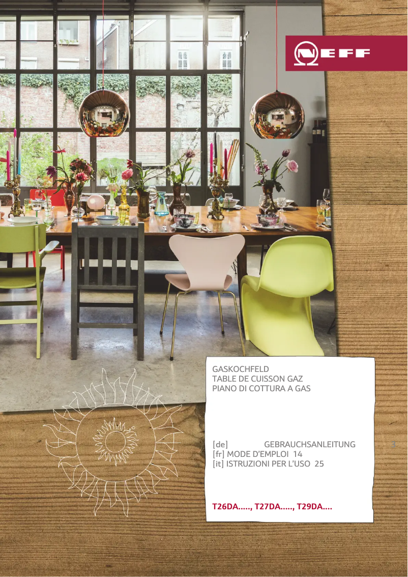 Page 1 de la notice Manuel utilisateur Neff T26DA59N0D