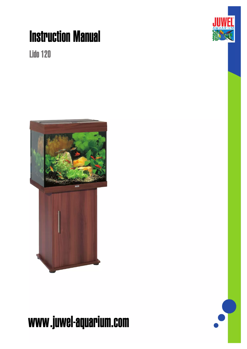 Page 1 de la notice Manuel utilisateur Juwel Lido 120