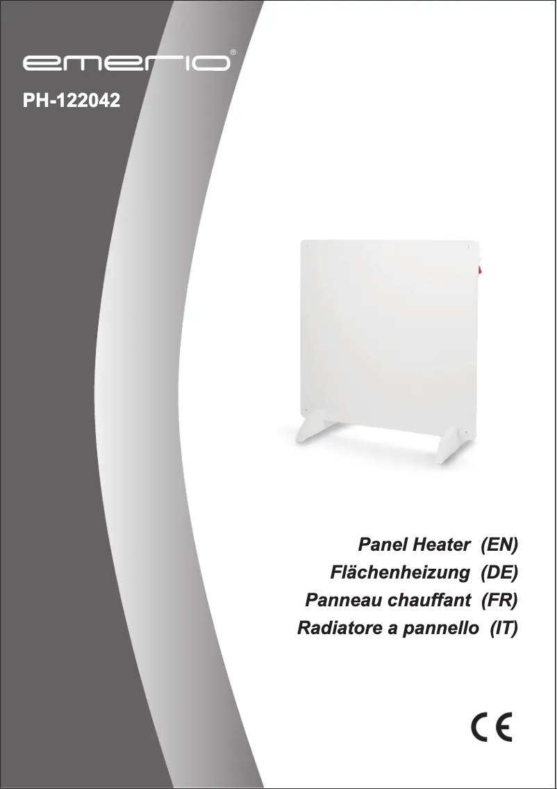 Página 1 del manual Manual de usuario Emerio PH-122042