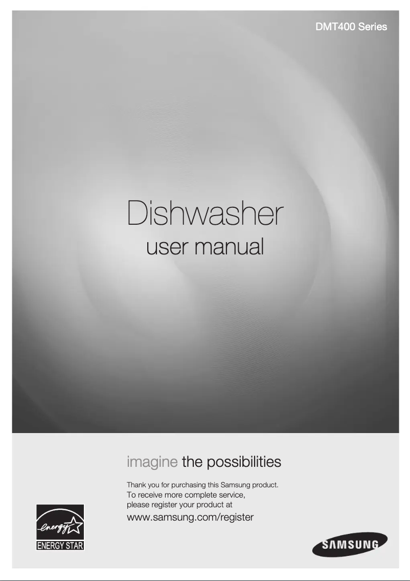 Page 1 de la notice Manuel utilisateur Samsung DMT400RHW