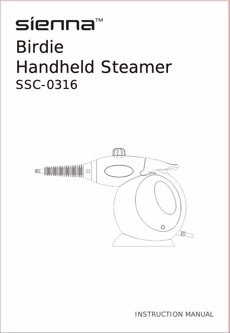Image de la première page du manuel de l'appareil SSC-0316