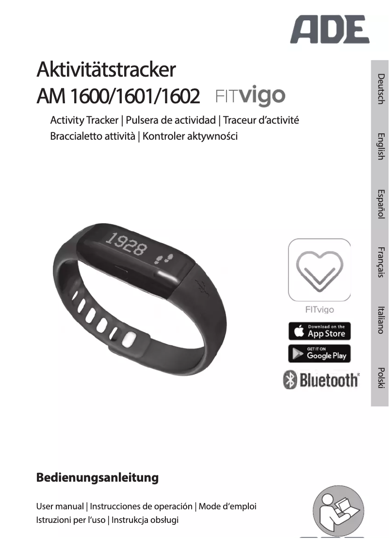 Page 1 de la notice Manuel utilisateur ADE FITvigo AM 1601