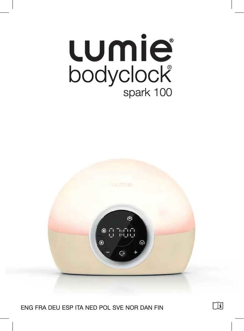 Page n°1 - Manuel utilisateur Lumie Bodyclock Spark 100