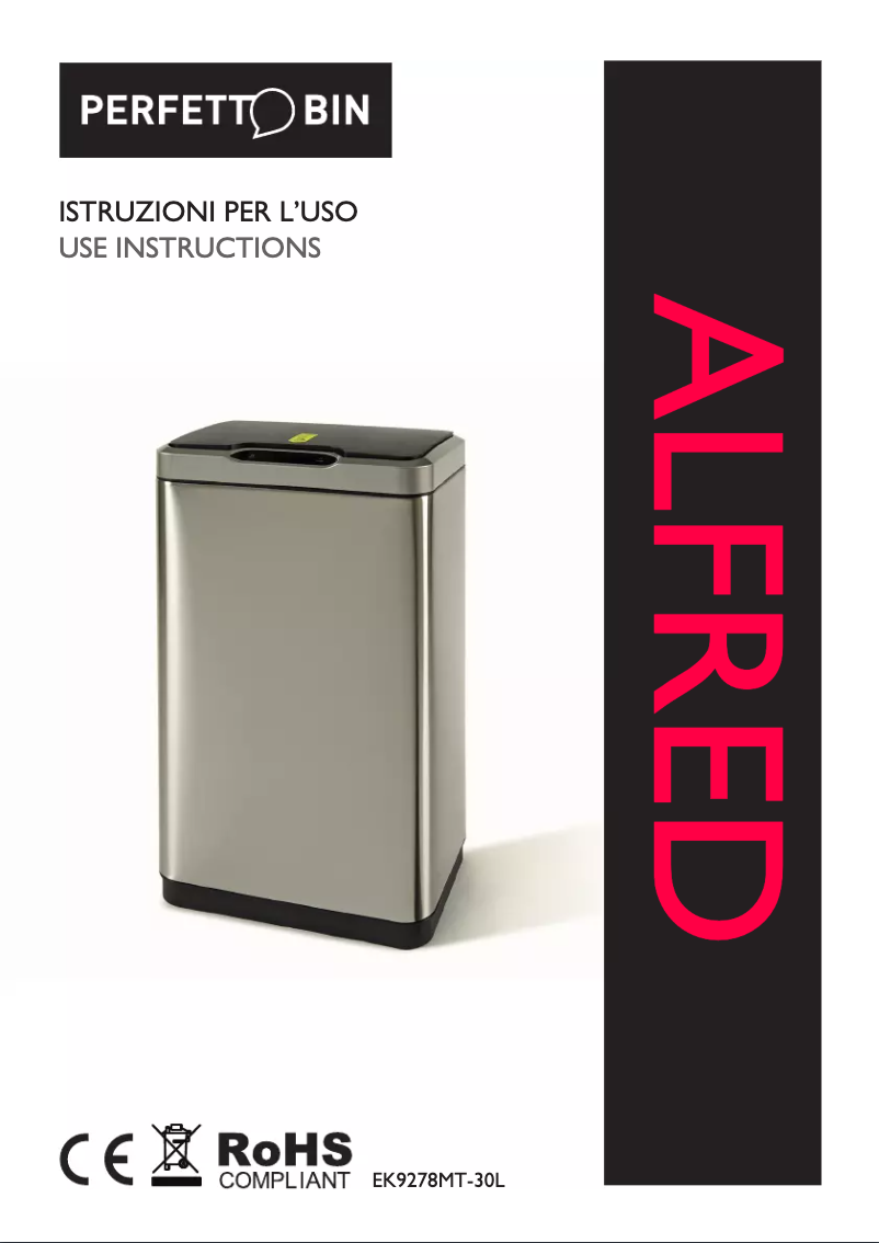 Page n°1 - Manuel utilisateur Perfetto Alfred