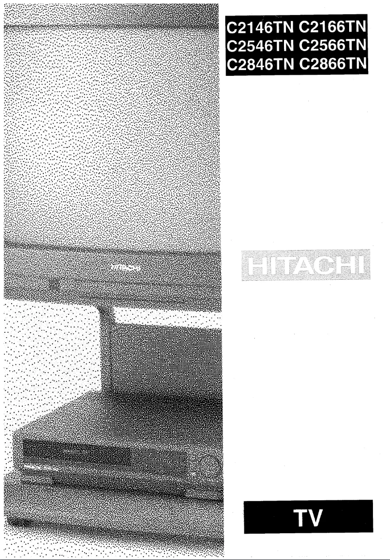 Page 1 de la notice Manuel utilisateur Hitachi C2866TN