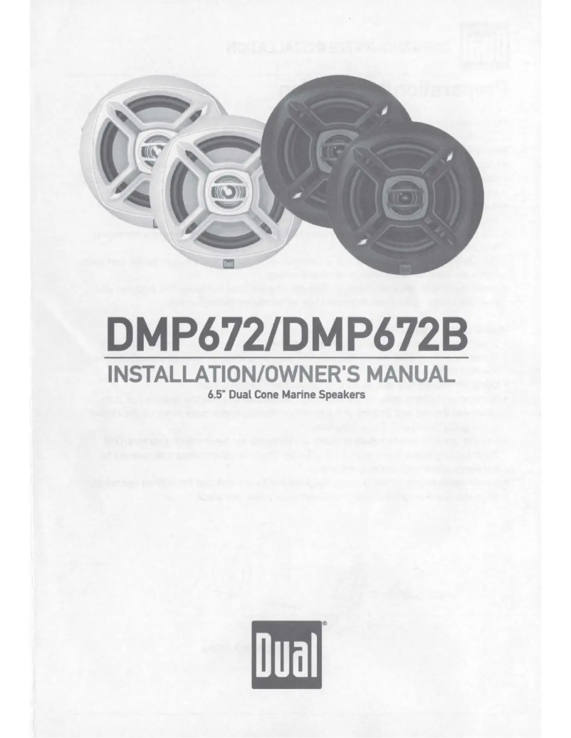 Image de la première page du manuel de l'appareil DMP672