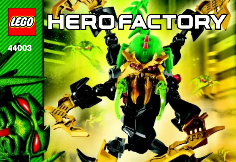 Page 1 de la notice Manuel utilisateur Lego HERO Factory 44003