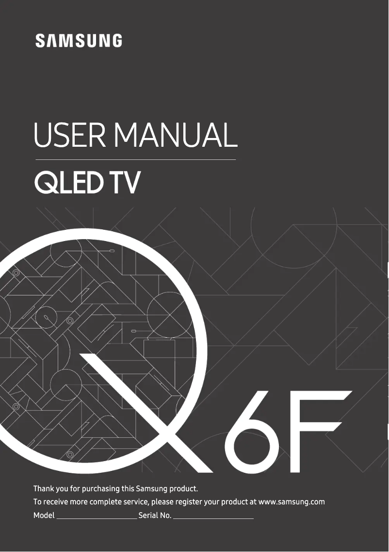 Página 1 del manual Manual de usuario Samsung QE55Q6FNATXXU