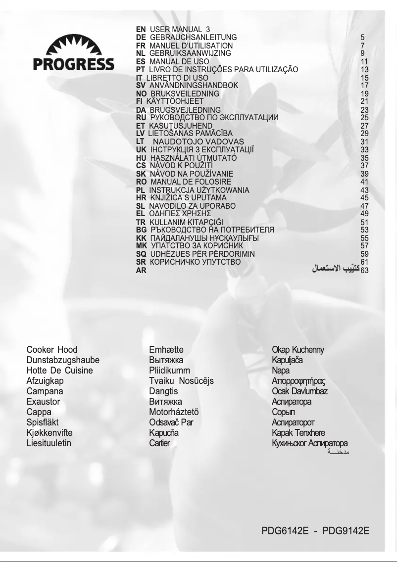 Página 1 del manual Manual de usuario Progress PDG6142E