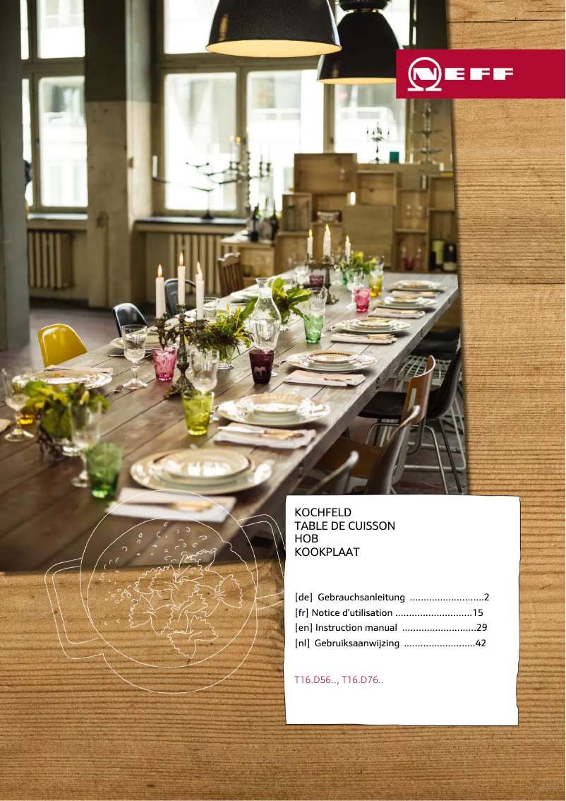Page n°1 - Manuel utilisateur Neff T16BD76N0