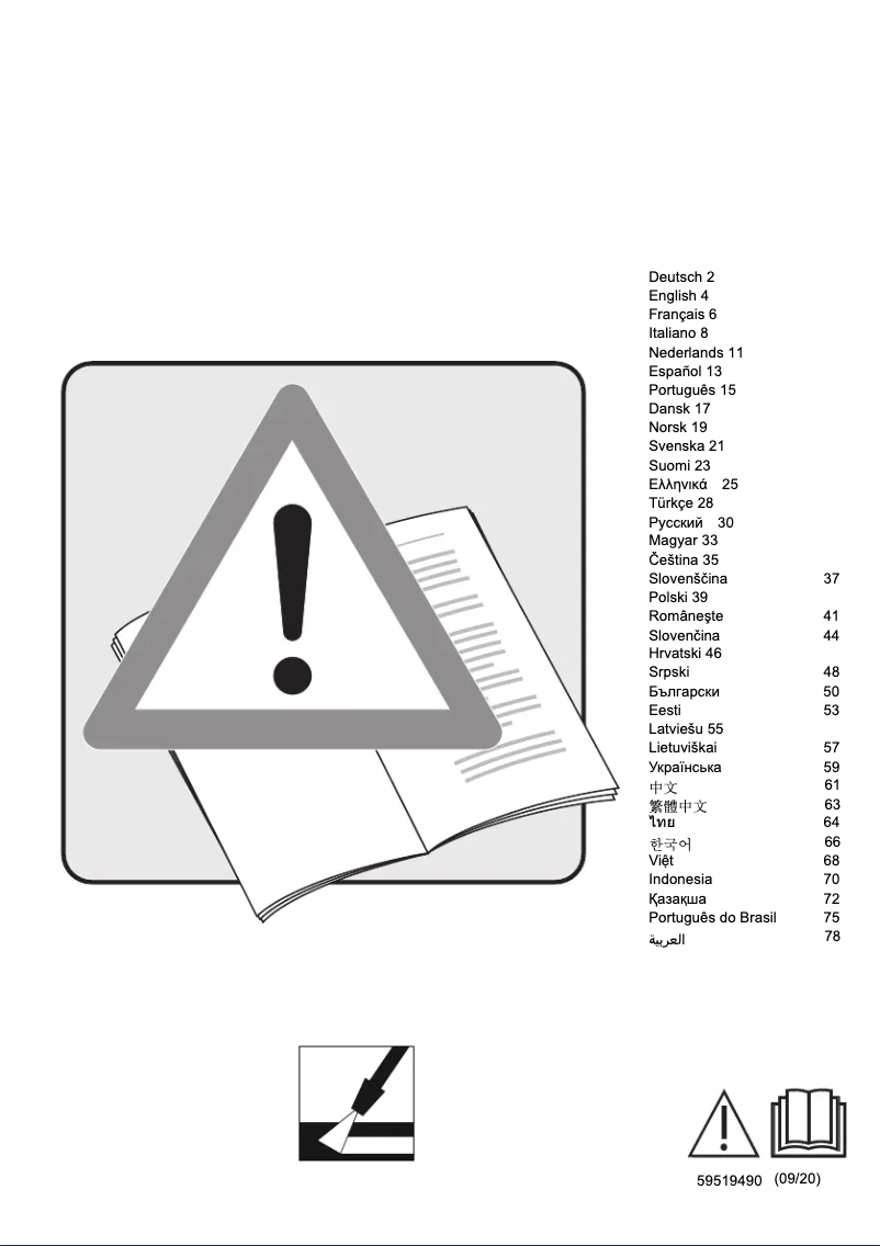 Page n°1 - Instructions de sécurité Kärcher HD 6/13 C Plus