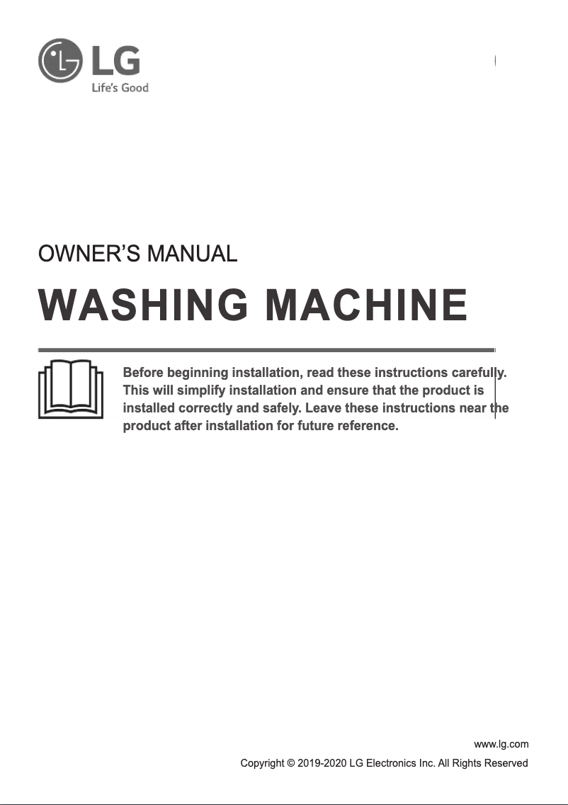 Page 1 de la notice Manuel utilisateur LG T2518VSAB