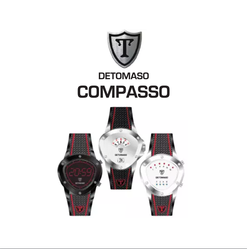 Page 1 de la notice Manuel utilisateur Detomaso Compasso