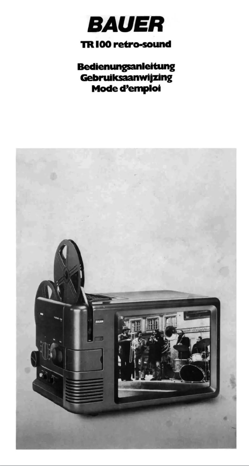 Page n°1 - Manuel utilisateur Bauer TR100 Retro-Sound