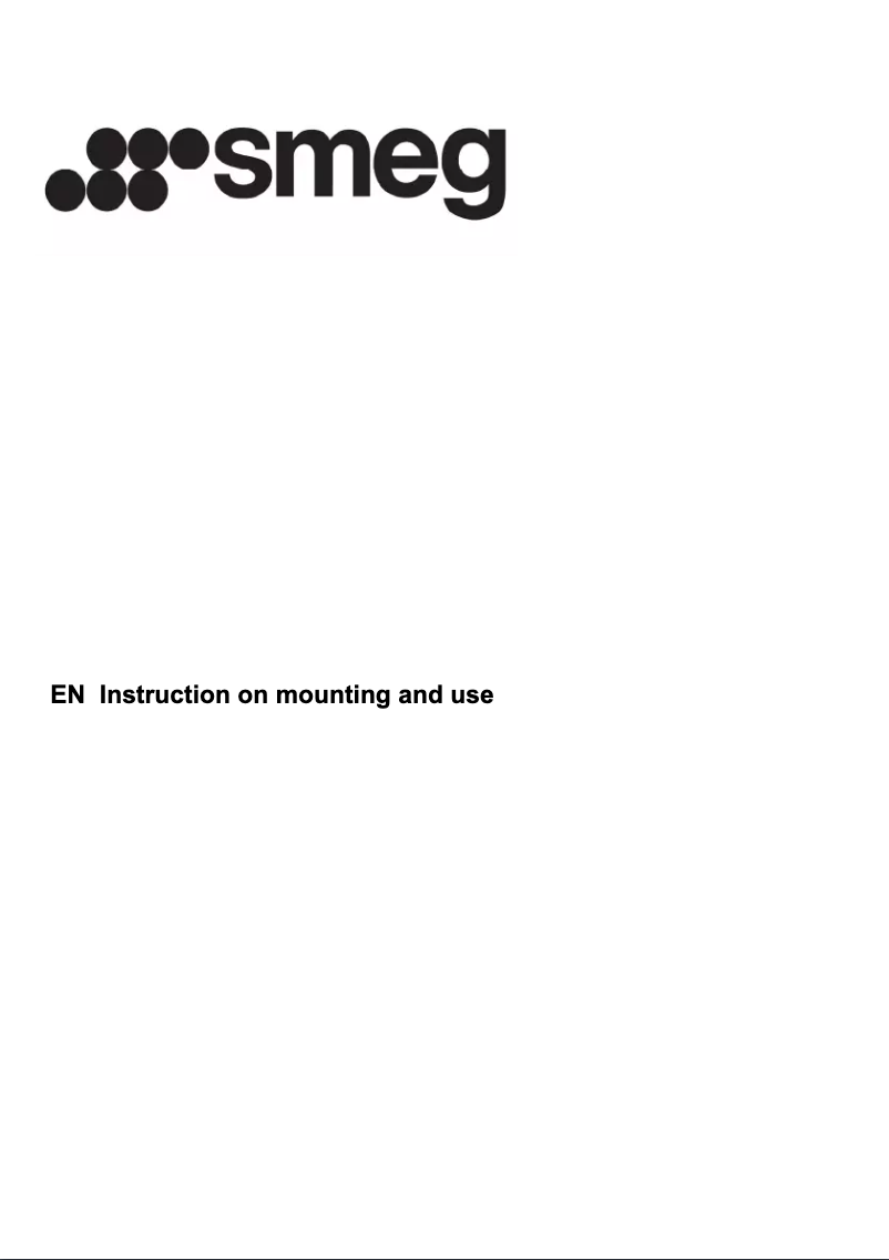 Page 1 de la notice Manuel utilisateur Smeg KSET56X