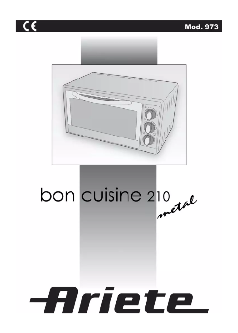 Image de la première page du manuel de l'appareil Bon Cuisine 973