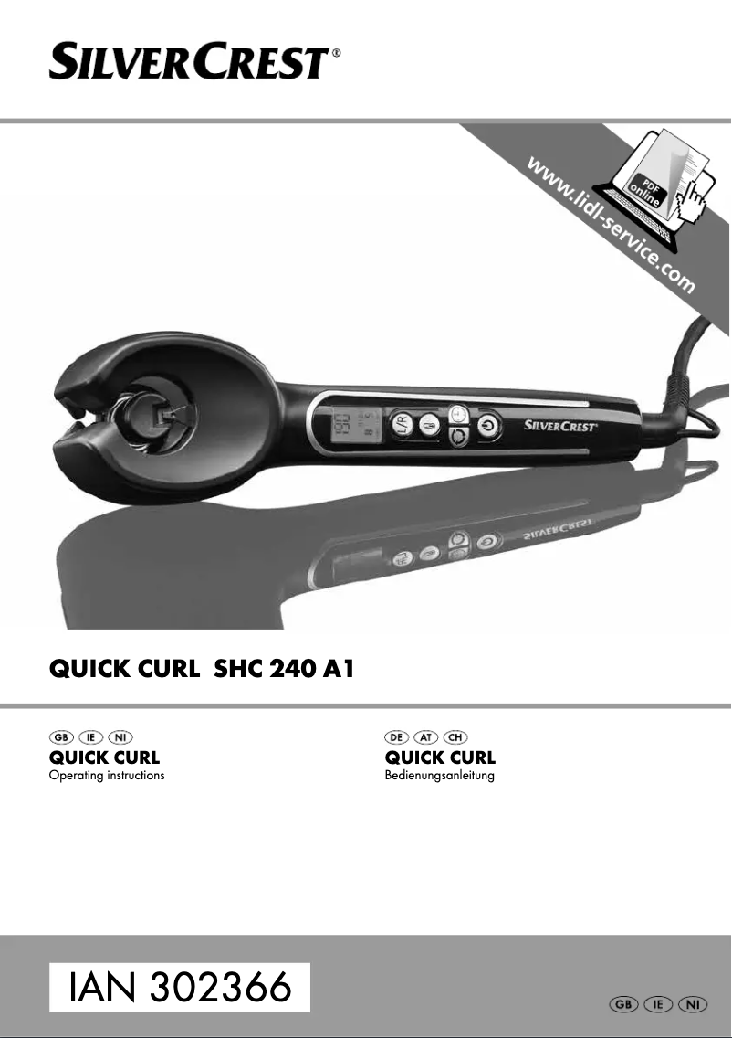 Page n°1 - Manuel utilisateur SilverCrest SHC 240 A1