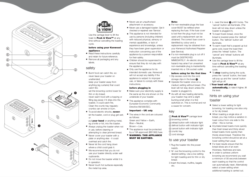 Página 1 del manual Manual de usuario Kenwood TTM322