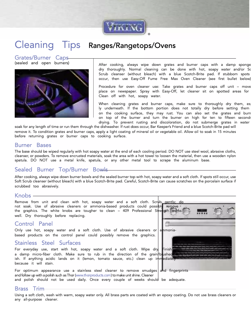 Page 1 of the manual Use and Maintenance Manual Viking VDR5606GQCB