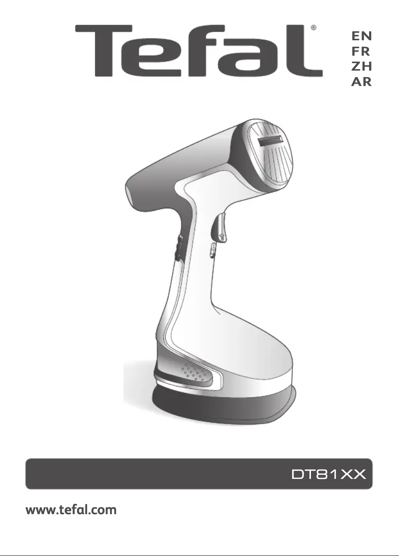 Page 1 de la notice Manuel utilisateur Tefal Access Steam Plus DT8100