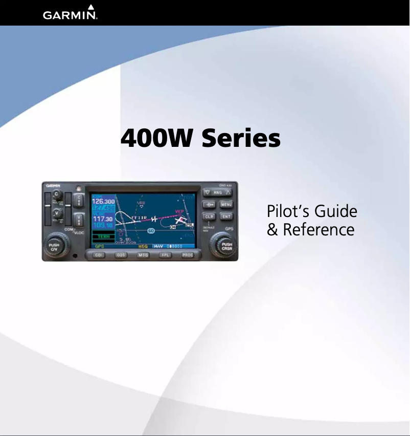 Page n°1 - Manuel utilisateur Garmin GPS 400W