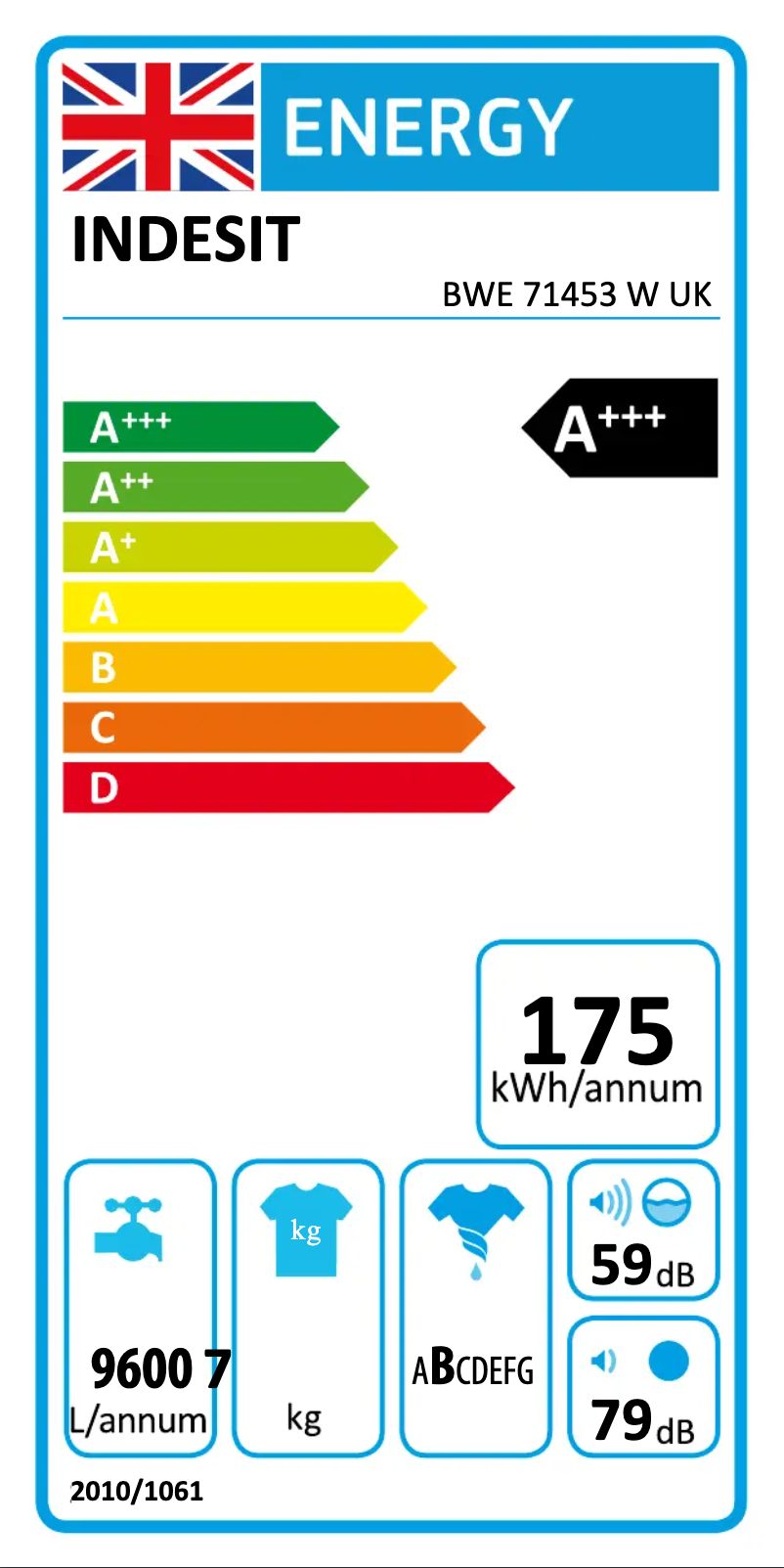 Image de la première page du manuel de l'appareil BWE 71453 W UK