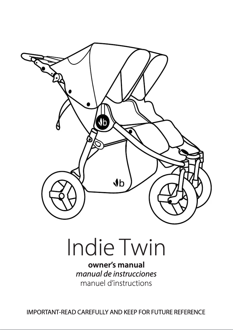Page n°1 - Manuel utilisateur Bumbleride Indie Twin (2024)