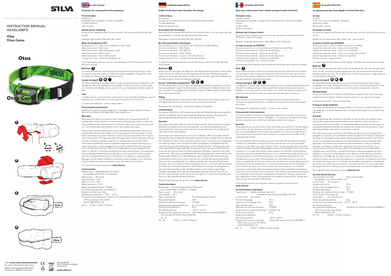 Página 1 del manual Manual de usuario Silva Schneider Otus