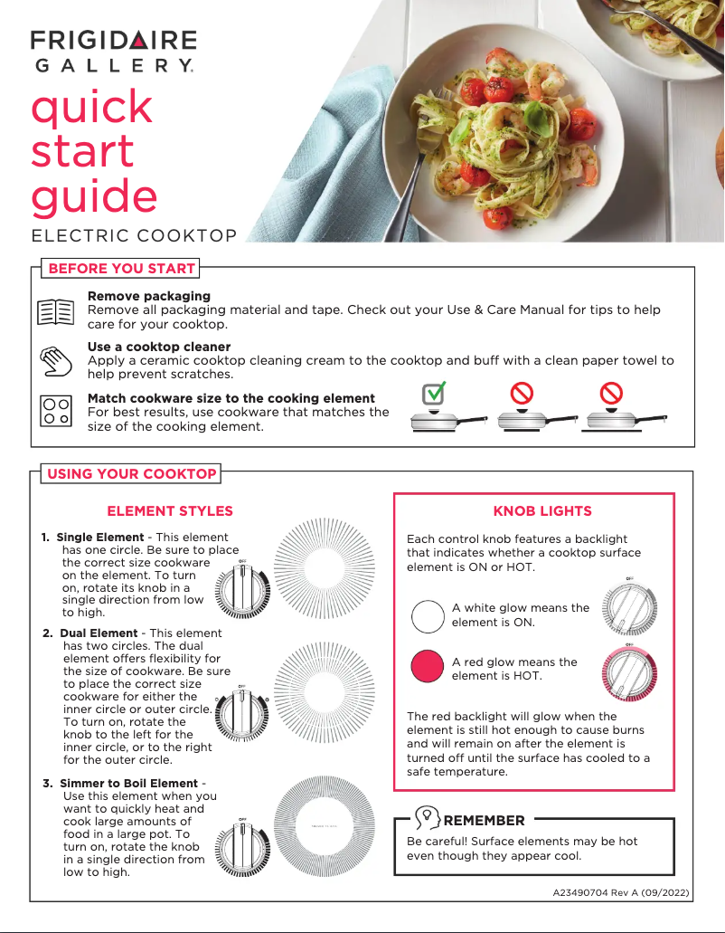 Image de la première page du manuel de l'appareil GCCE3670AD