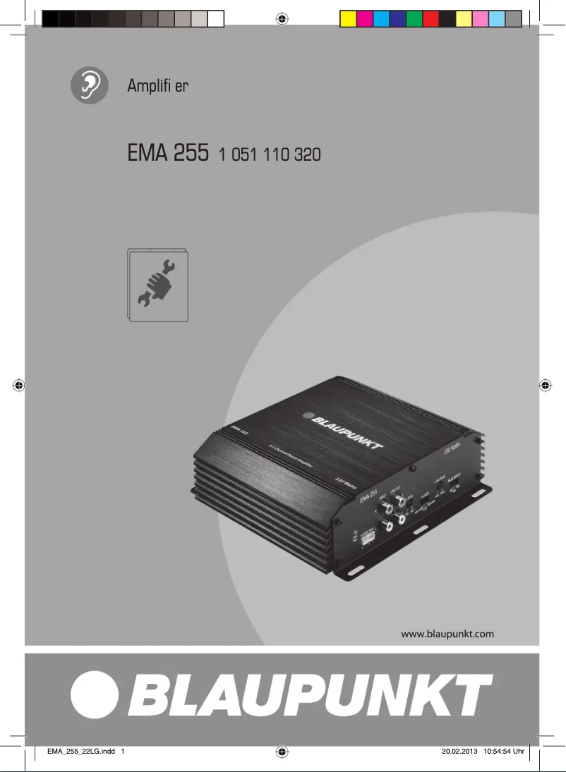 Página 1 del manual Manual de usuario Blaupunkt EMA 255