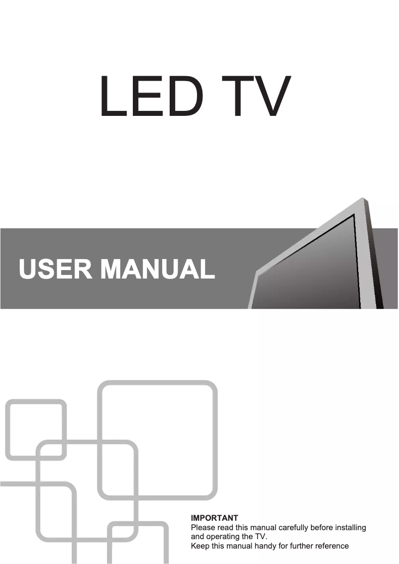 Image de la première page du manuel de l'appareil 20SUN19D