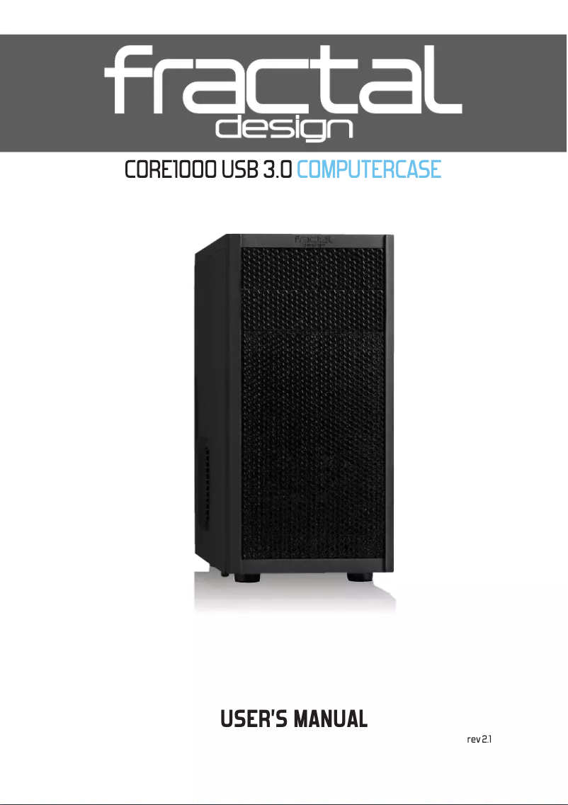 Image de la première page du manuel de l'appareil Core 1000