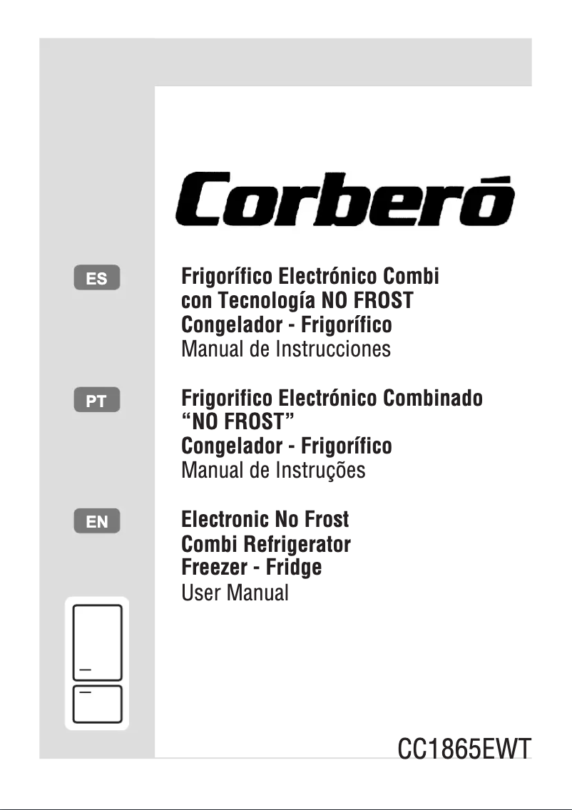 Page n°1 - Manuel utilisateur Corbero CC1865EWT