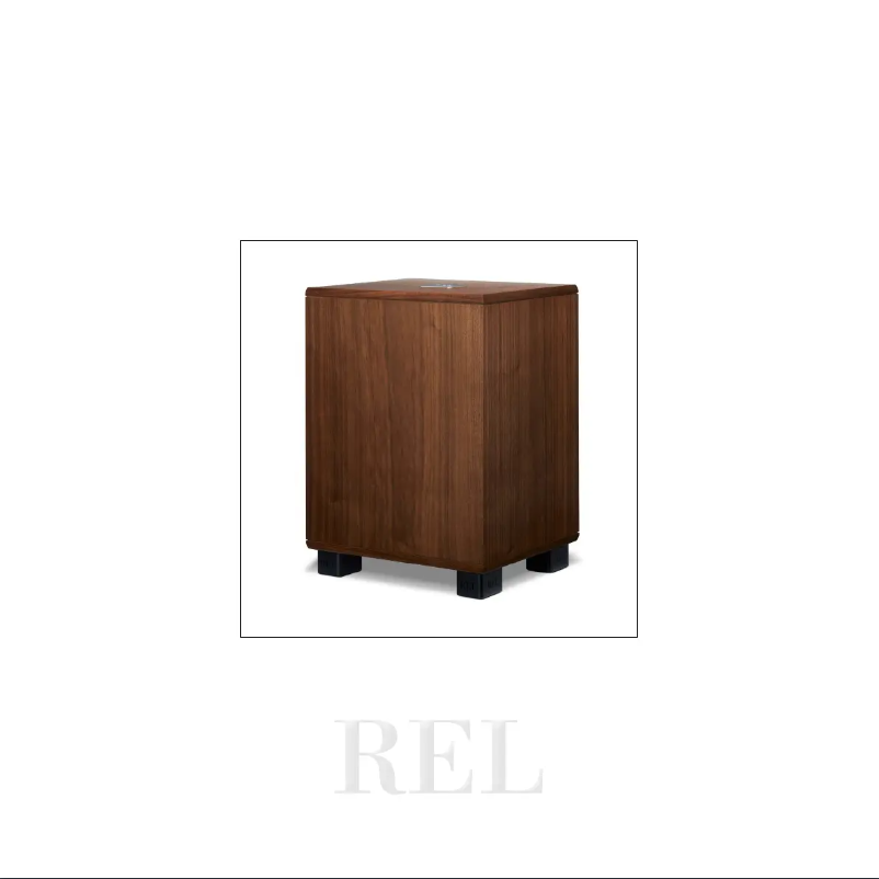 Page n°1 - Manuel utilisateur REL Acoustics Classic 98