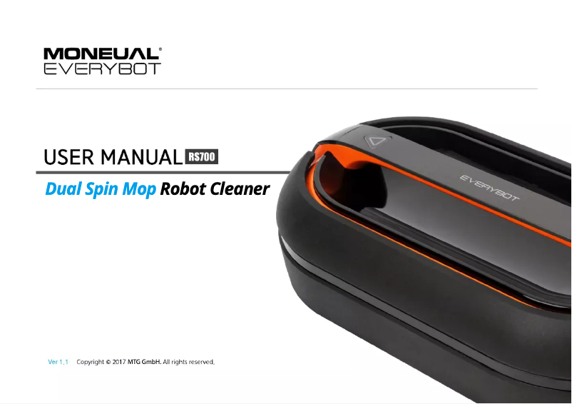 Image de la première page du manuel de l'appareil RS 700