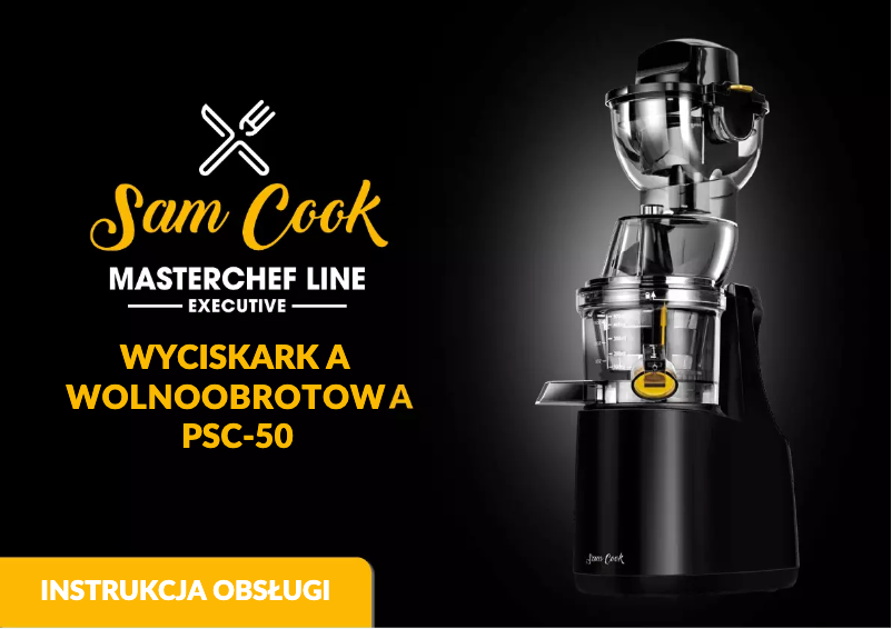 Page n°1 - Manuel utilisateur Sam Cook PSC-50