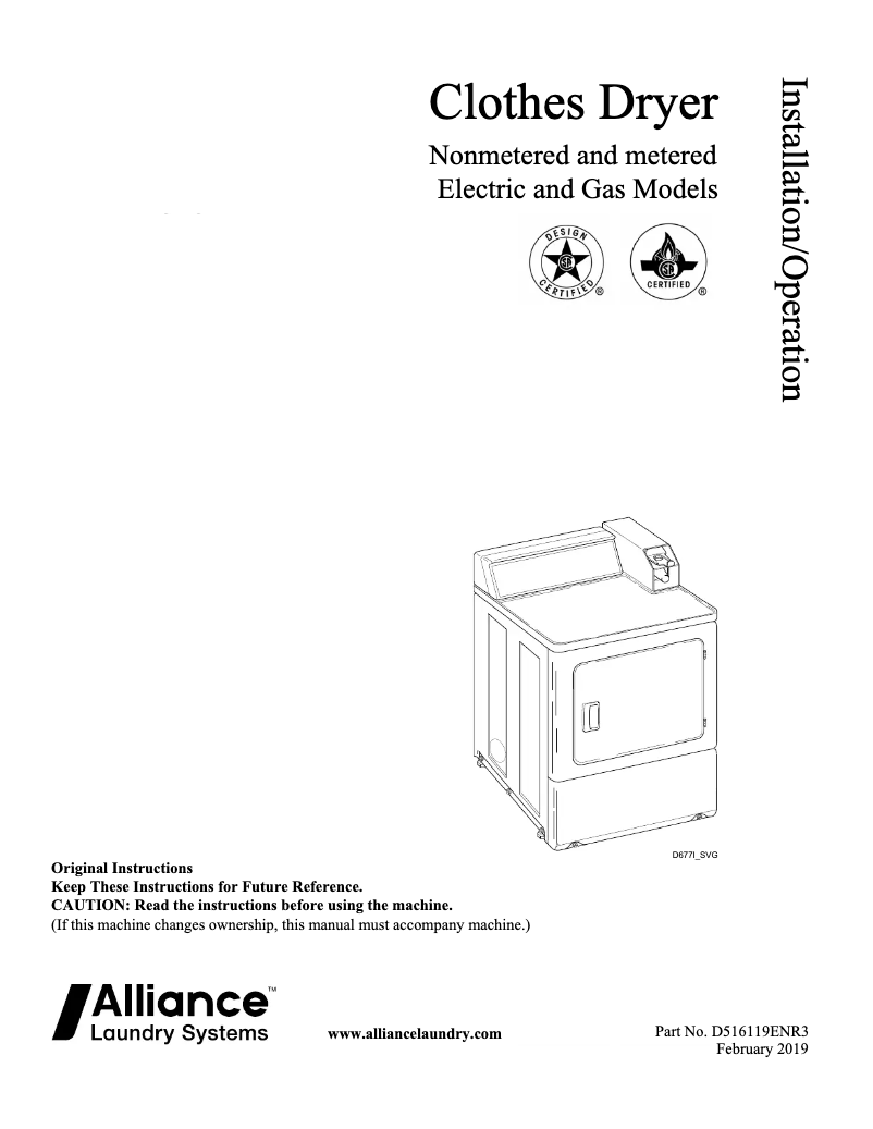 Image de la première page du manuel de l'appareil SDGSXRGS113TW01