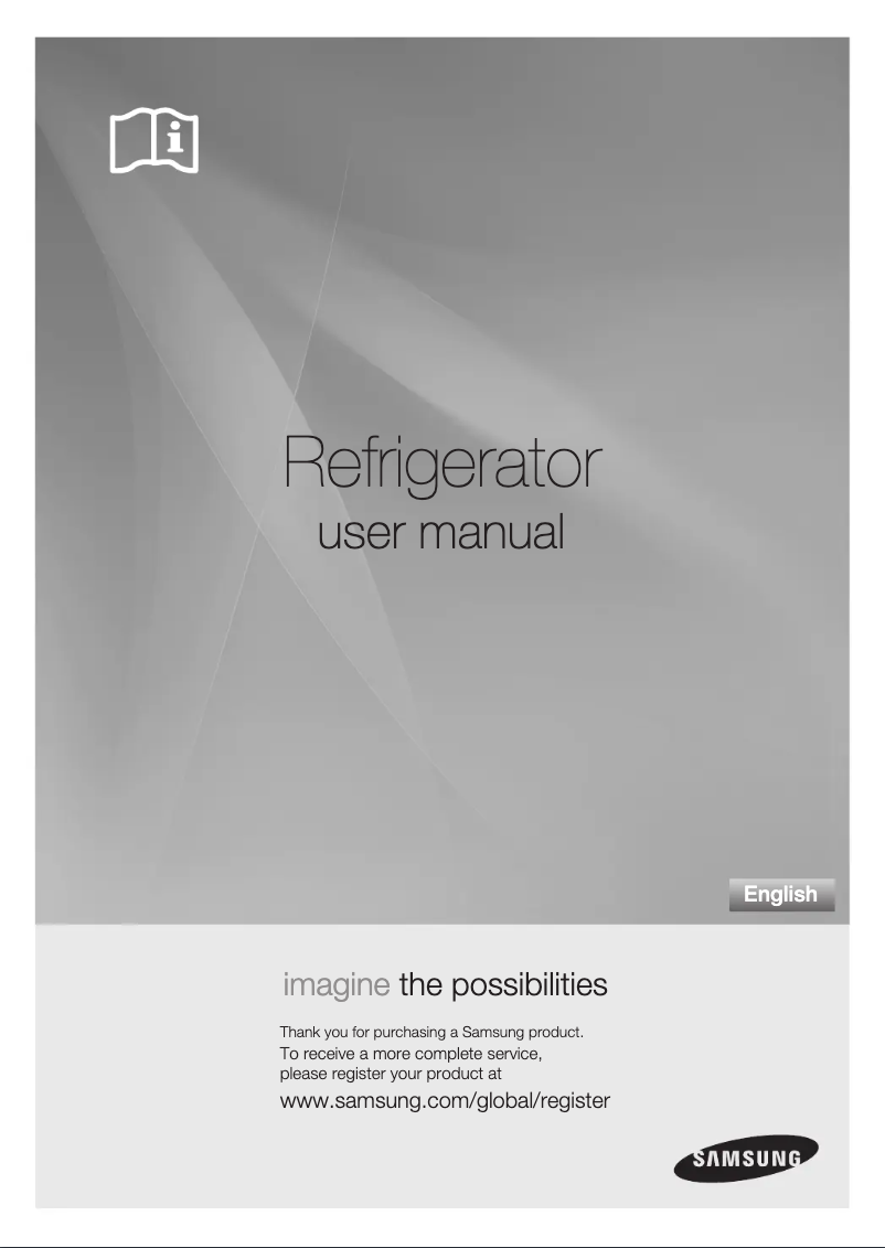 Page 1 de la notice Manuel utilisateur Samsung RSH1KERS