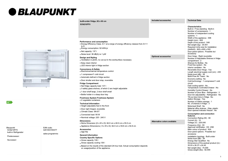 Image de la première page du manuel de l'appareil 5CN210FF0