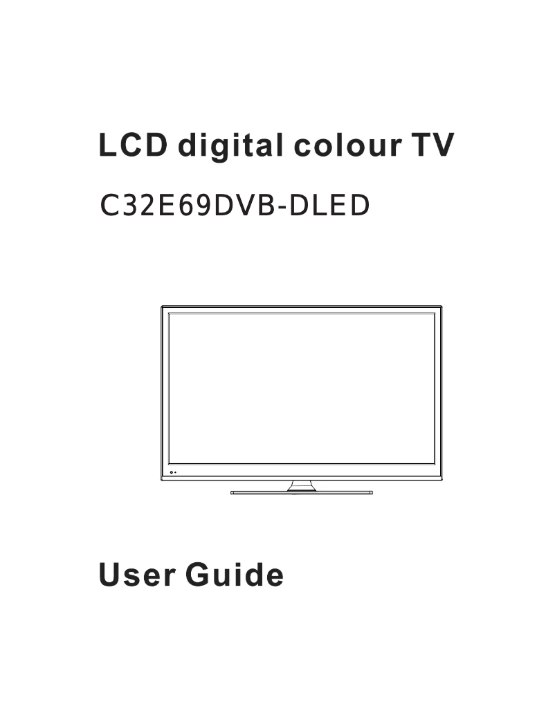 Page 1 de la notice Manuel utilisateur Cello C32E69DVB