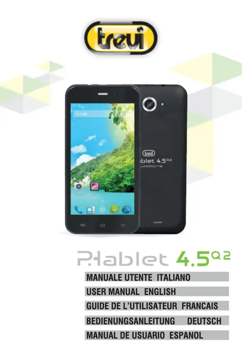 Page 1 de la notice Manuel utilisateur Trevi Phablet 4.5 Q2