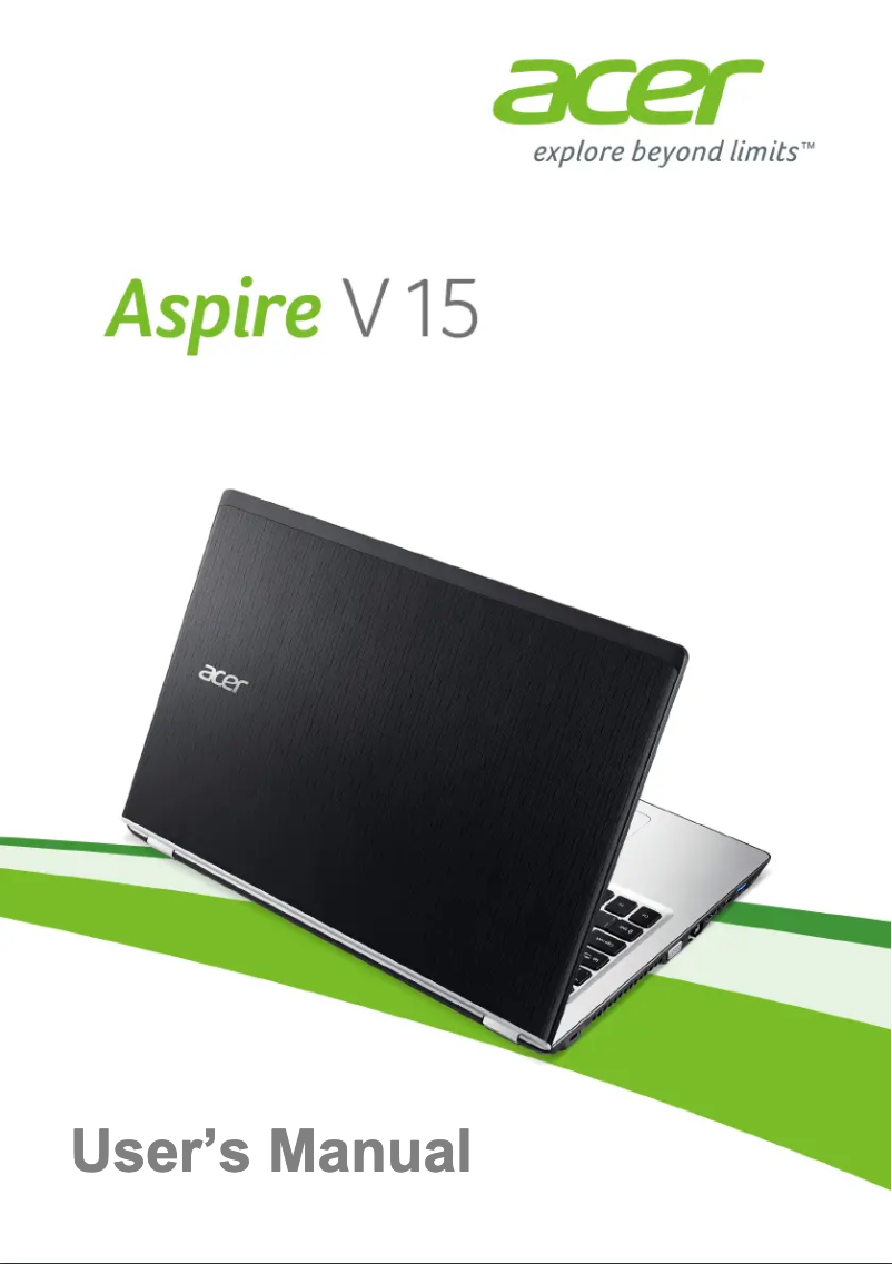 Page n°1 - Manuel utilisateur Acer Aspire V15
