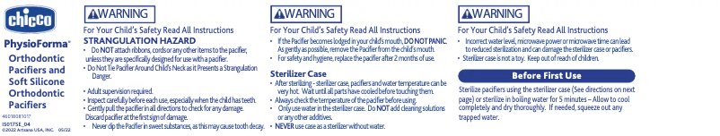 Página 1 del manual Manual de usuario Chicco PhysioForma