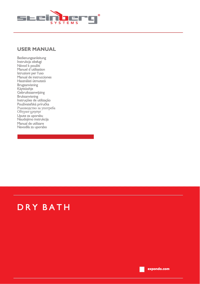 Page 1 de la notice Manuel utilisateur Steinberg SBS-LAB-150